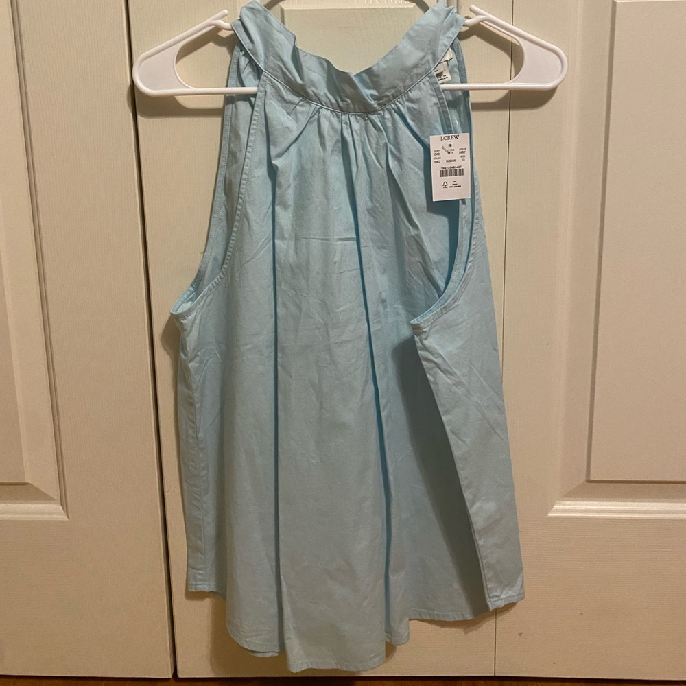 NWT size 10 J. Crew sleeveless blouse with adorable bow